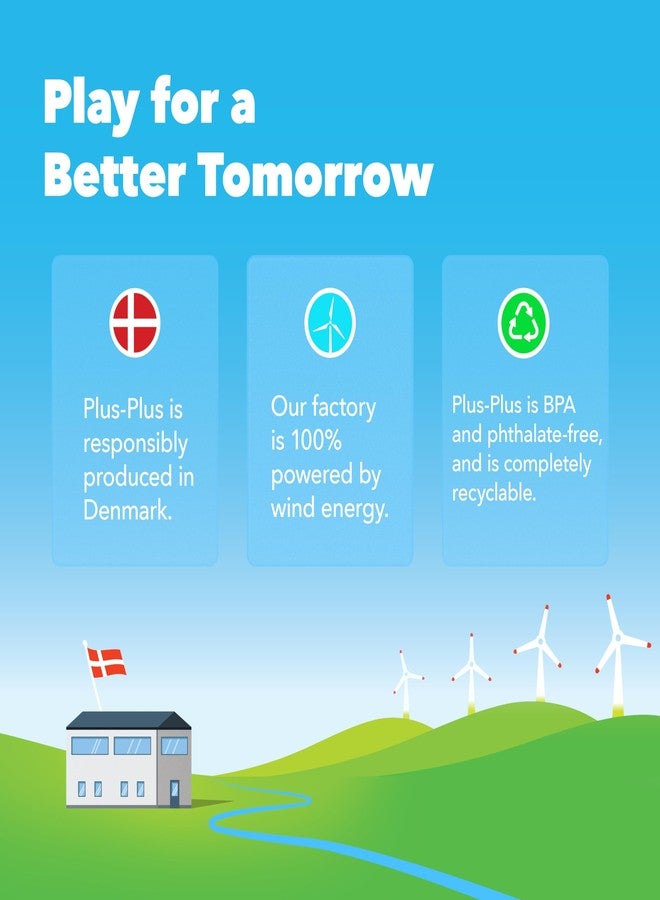 Plus-Plus PLUS PLUS Accessory Pack, 2 Baseplates, 8 Wheels, Car Plane Train Building Pieces, Stem Construction Parts for Kids - Red & Yellow - Image 5